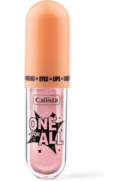 Callista One For All 02 Pink Cosmos Eyes & Lips & Cheeks Likit Göz Farı