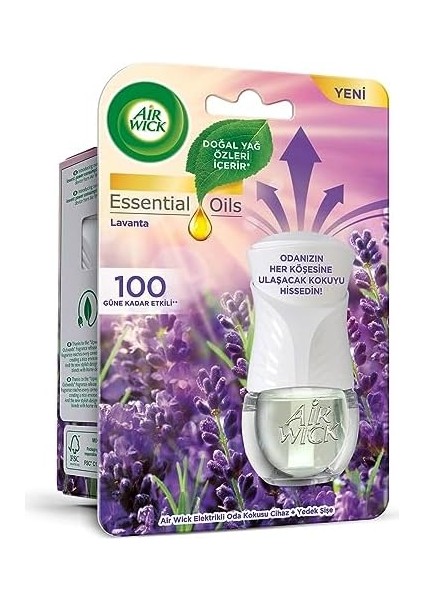 Air Wick Elektrikli Oda Kokusu Esansiyel Yağlar Cihaz + Yedek Şişe Lavanta fiyatları
