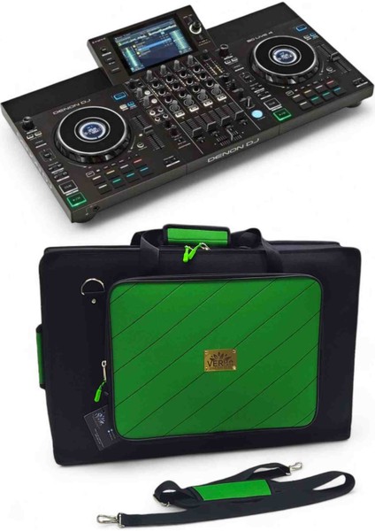 Denon Sc Live 4 Setup Için Uyumlu Soft Case Taşıma Çantası.yeşil.