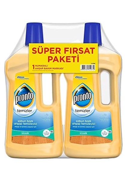 Pronto Uzman Bakım Ahşap ve Lamine Yüzey Temizleyici (1 x 750 Ml) fiyatları