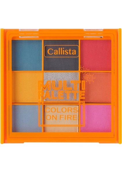 Callista Multi Palette Eyeshadow Göz Farı Paleti 101 Colors On Fire modelleri