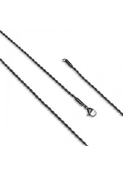 Sarmal Halat Çelik Kolye 2mm 3351CEK027