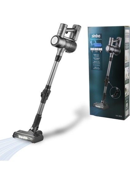 Kablosuz Dikey Sarjlı Süpürge Katlanır Ergonomik Boru SVC-8632 (5256)