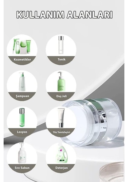 2 Adet Şeffaf Krem Kutusu Doldurulabilir Pompalı Boş Krem Vücut Yağı Saklama Kutusu Cilt Bakım Seti fırsatları