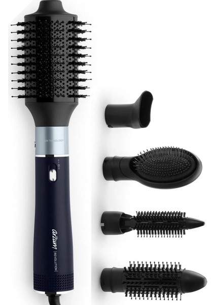 Revolution Hava Üflemeli 5'i 1 Arada Şekillendirici + Arzum Bellissima Creativity Glossy Seramik Saç Düzleştiricisi