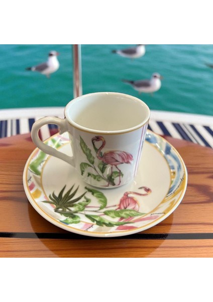 6 Lı Kahve Fıncan Takımı -70 ml Modern Beyaz Porselen-Düz fırsatları