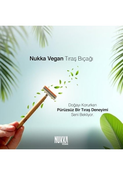 Nukkavegan Plastik Içermeyen Bambu Saplı Vegan Traş Bıçağı fiyatları