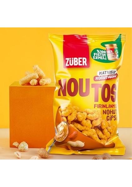 Züber Noutos Nohut CIPSI%100 Fıstık Ezmeli 55 gr x 15 Adet modelleri