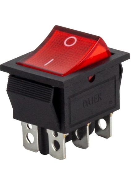 IC-104A Geniş Işıklı Anahtar 6p On-Off