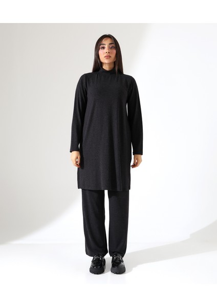 Kadın Boğazlı Yün Viskon Uzun Büyük Beden Kazak fiyatları