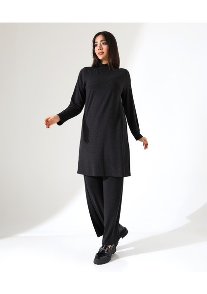 Kadın Boğazlı Yün Viskon Uzun Büyük Beden Kazak indirimleri