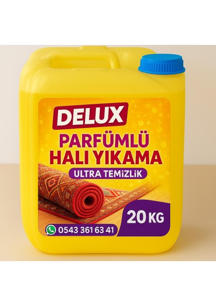 20KG Halı Yıkama Şampuan Delüx Farfümlü Parlaklık