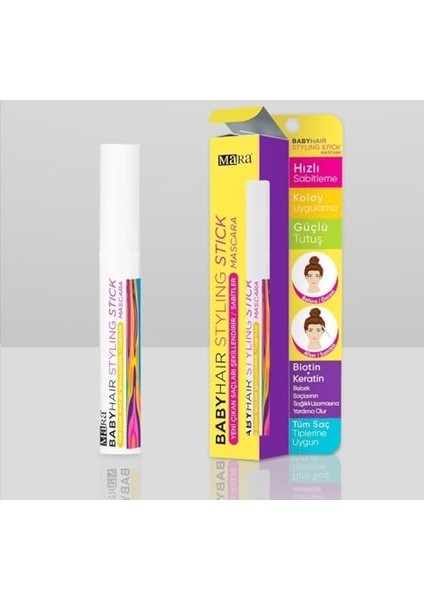 Mara Kozmetik Yenı Cıkan Sac Sekıllendırıcı/babyhaır Stylıng Stıck Mascara 7 ml