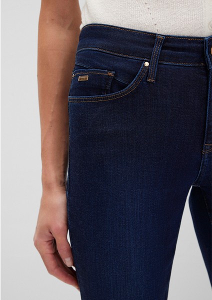 Mona Gold Klasik İndigo Mavisi Jean Pantolon 1049733699