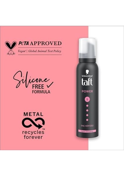 Taft Power Kaşmir Köpük 150 ml 1 Paket (1 x 1 Adet) modelleri