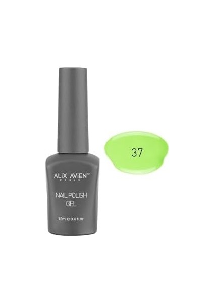 Alıx Avıen Uv Kalıcı Pastel Yeşil Jel Oje 37 - Gel Polish - 12 ml fiyatları