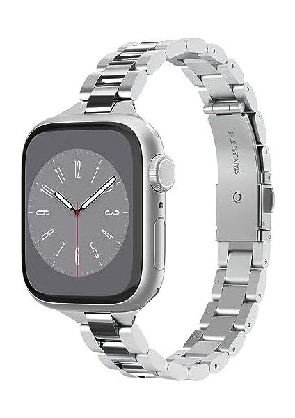 Modern Fit 316L Band Serisi 9/8/se2/7/6/se/5/4/3/2/1 41MM/40MM/38MM Için Tasarlanmıştır - Gümüş fiyatları