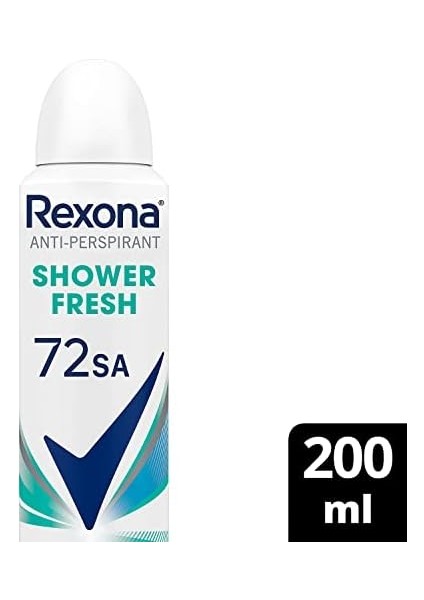 Rexona Kadın Sprey Deodorant Shower Fresh 72 Saat Kesintisiz Üstün Koruma 200 ml fiyatları