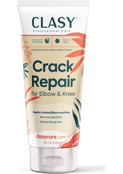 Clasycare Dirsek ve Diz Çatlak Onarıcı Krem – Yoğun Nemlendirici & Ölü Deri Temizleyici – Hindistan Cevizi Yağı & Seramid ile Kuru, Sert, Koyu Renkli Cilt Onarımı – Tüm Cilt Tipleri, 100 ml fiyatları