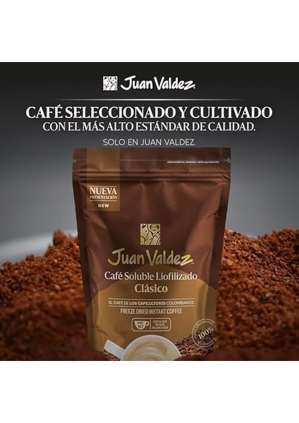 Juan Valdez Klasik Granül Kahve, 250G, Tamamı Birinci Sınıf Arabica Çekirdeklerinden Üretilmiş modelleri