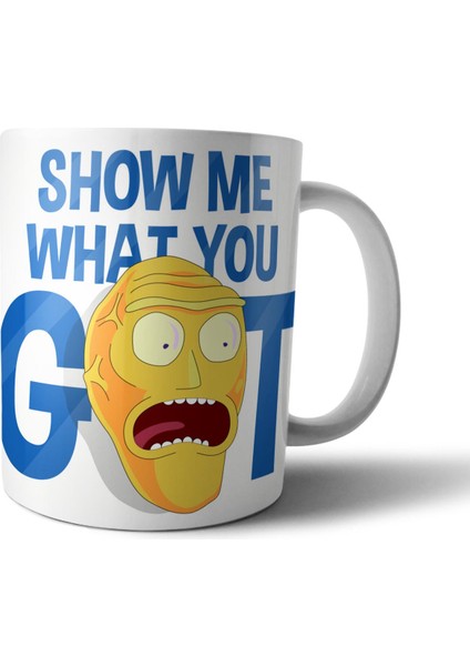 Rick And Morty Kupa Bardak Model 12