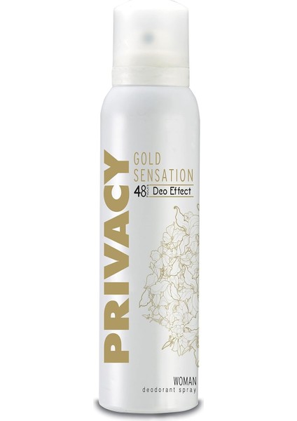 Prıvacy Gold Women Sym Deodorant, 150 Mililitre