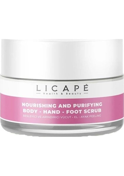 Licape Besleyici ve Arındırıcı Vücut - El - Ayak Peeling 250ML