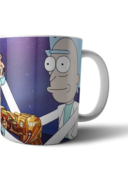 Rick And Morty Kupa Bardak Model 33