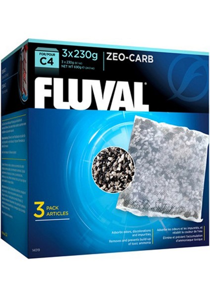 Techmrt Fluval C4 Zeo Karbon (3X230 Gr)
