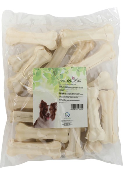 Techmrt Gardenmix Sütlü Deri Kemik 10CM 40-45G.20 Li Paket