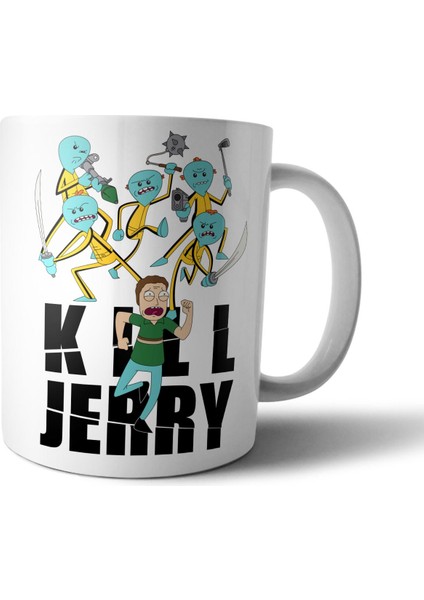 Rick And Morty Kupa Bardak Model 18