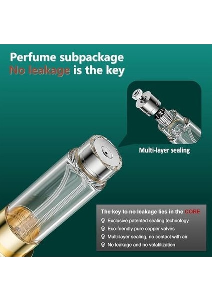 Aputue Parfüm Atomizeri, Seyahat Için 5ml Parfüm Şişesi, Taşınabilir Yeniden Doldurulabilir Boş Parfüm Şişesi, Küçük Sızdırmaz Parfüm Atomizer Sprey Şişesi, Seyahat ve Iş Için Uygun modelleri