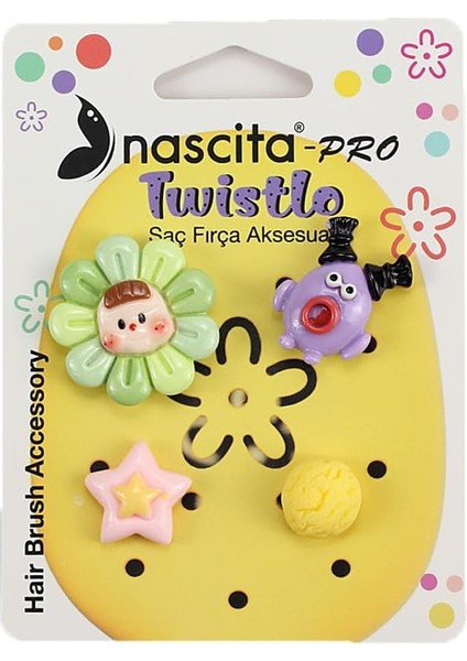 Nascita 4lü Saç Fırça Aksesuarı - 05