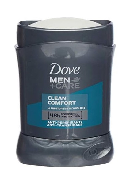 Dove Men Clean Comfort Stick Deodorant 50 ml 1 Paket (1 x 50 Ml)
