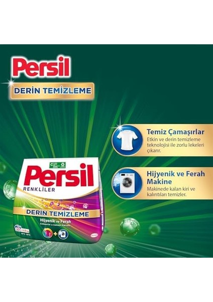 Persil Toz Çamaşır Deterjanı 1,5 kg 10 Yıkama Renkli, Renkliler 1.5kg modelleri