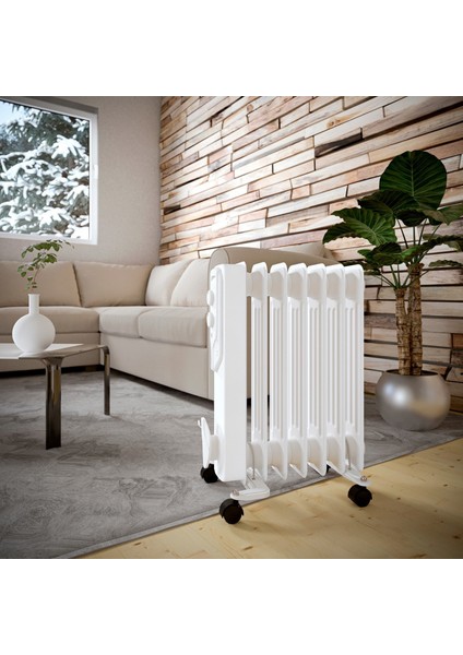 Voltomat 2000W 9 Dilim Yağlı Radyatör Beyaz fiyatları