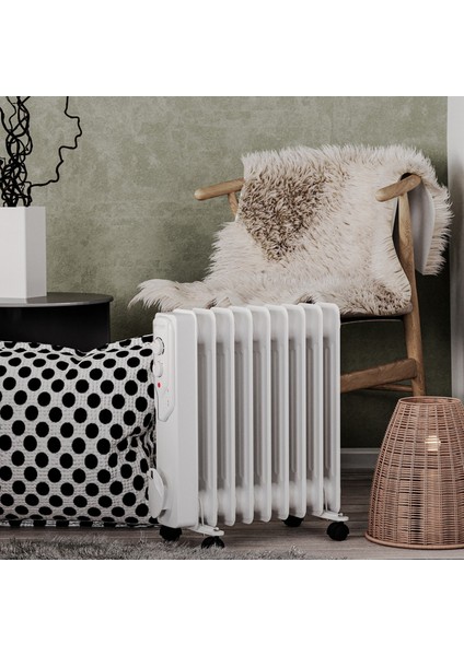 Voltomat 2000W 9 Dilim Yağlı Radyatör Beyaz fırsatları