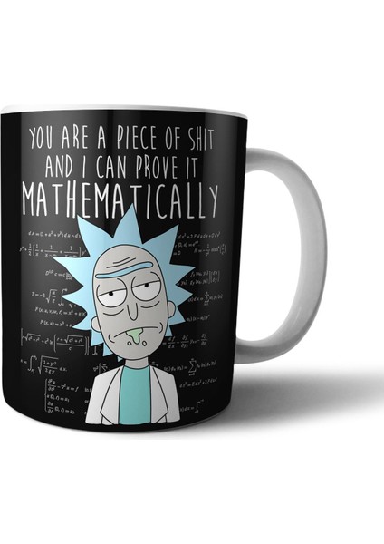 Rick And Morty Kupa Bardak Model 23