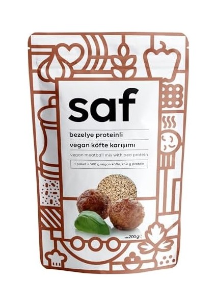 Saf Bezelye Proteinli Vegan Köfte Karışımı, 200GR fiyatları