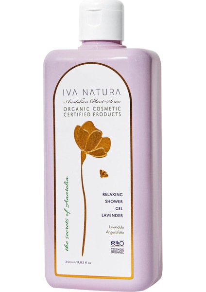 Iva Natura Organik Dinlendirici Duş Jeli Lavanta Özlü, Rahatlatıcı ve Arındırıcı, Parabensiz ve Glutensiz, 350 ml modelleri