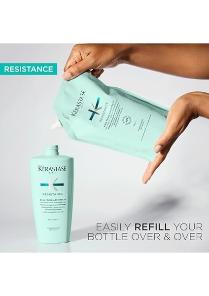 Kérastase Resistance Bain Force Architecte Onarıcı Şampuan 500 ml
