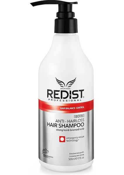 Redist Anti Hairloss Saç Bakım Şampuanı 500 ml 16.90 Fl.oz