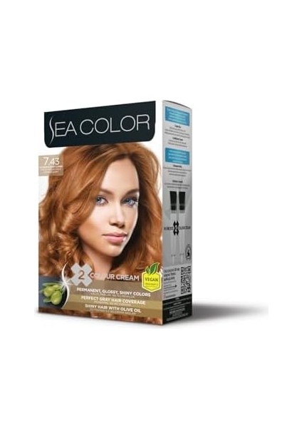 Sea Color Set Boya 7.43 Yoğun Parlak Bakır
