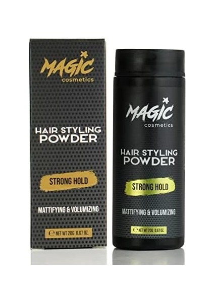 Magic Cosmetics Saç Şekillendirici Toz Wax 20GR - Şekillendirici Saç Pudrası, Mat Görünüm, Görünmez Doku, Anında Hacım Verici Pudra Wax - Tüm Saç Tipleri Için, Unisex modelleri