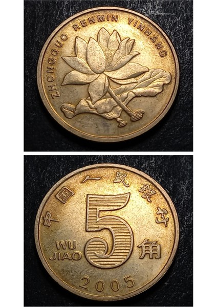3996368F3CDDF62726 2005 Çin 5jiao Ça Eski Yabancı Madeni Para