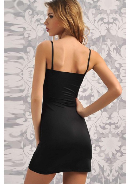 Mikropolyamid Kumaşlı Askıları Çıkabilen Straplez Kısa Elbise Altı Kombinezon fırsatları