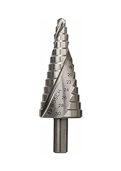 Professional Accessories Hss Kademeli Matkap Ucu (Ince Malzemeler Için, Örneğin Çelik Sac, Çap 6-30 Mm, 13 Kademeli) fiyatları