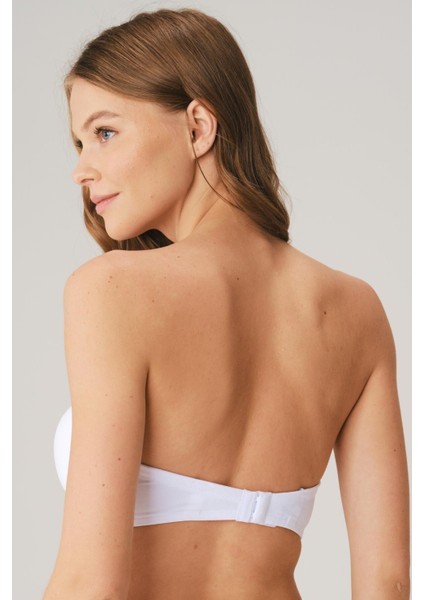 Balenli Desteksiz Dolgusuz Askısız Straplez Yumuşak Süngerli Günlük Klasik T-Shirt Sütyeni indirimleri