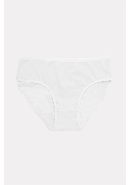 Büyük Beden Pamuklu Siyah Beyaz Ten Rengi 3'lü Külot