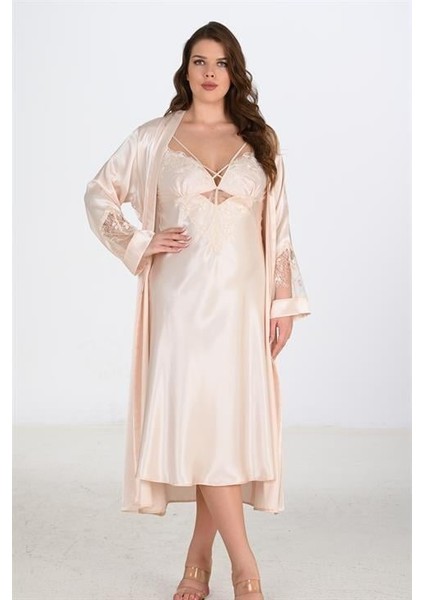 2li Fildişi Sabahlık Takımı Bigsize 6222 fırsatları